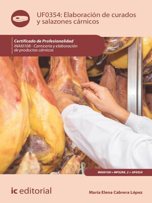 cover image of Elaboración de curados y salazones cárnicos. INAI0108